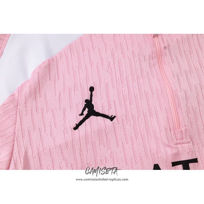 Chandal de Sudadera del Paris Saint-Germain Jordan 2024-2025 Nino Rosa